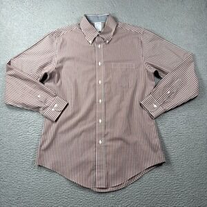 Brooks Brothers Shirt Mens M The Original Polo Button Up Long Sleeve Non Iron